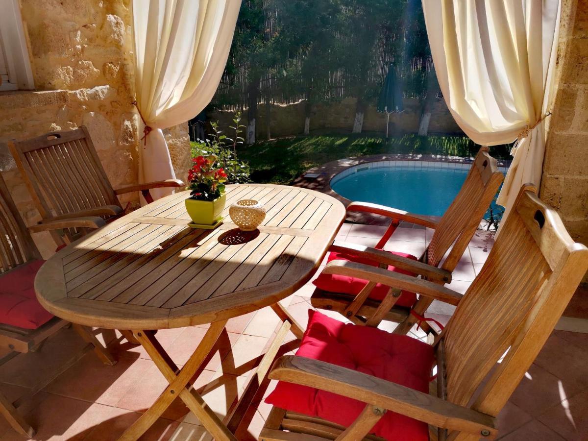 Rock House'S Villa Melody Platanias  Bagian luar foto