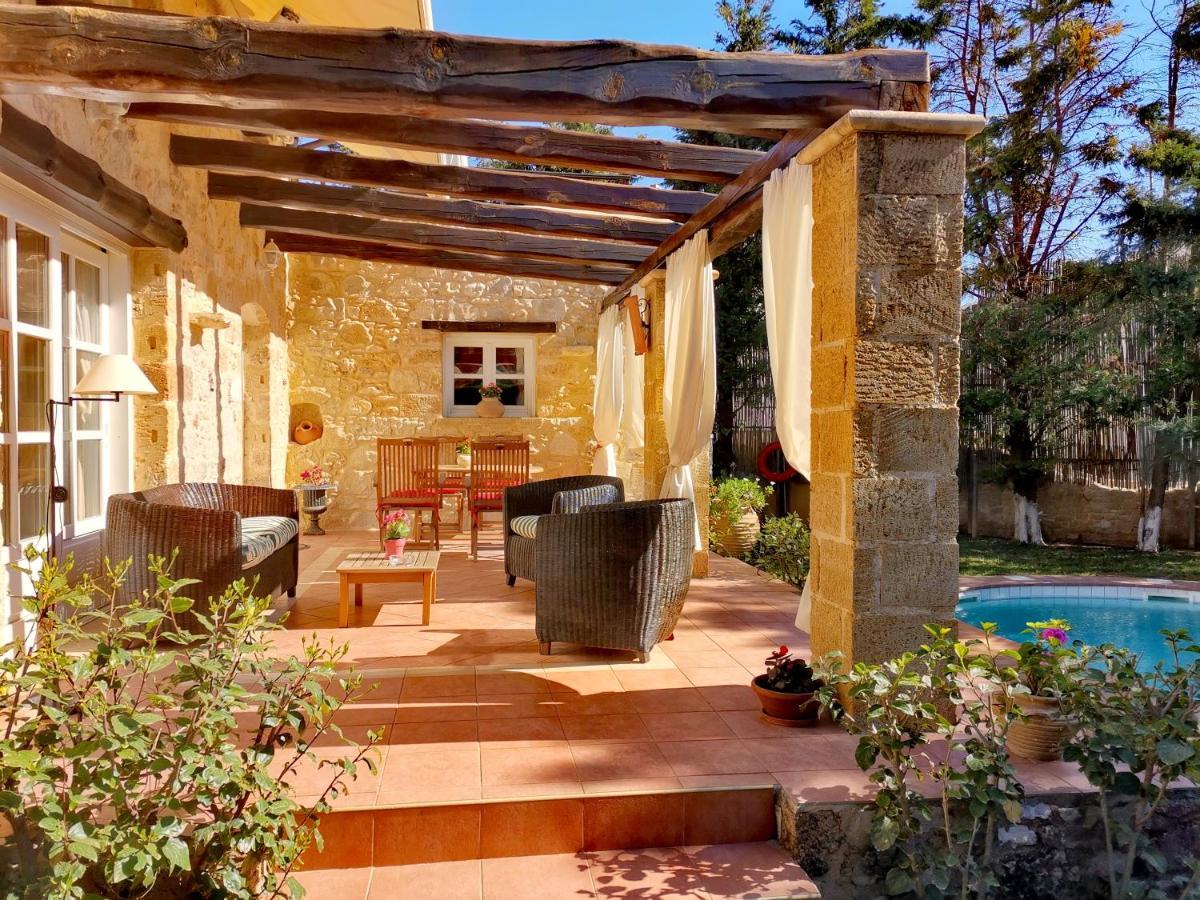 Rock House'S Villa Melody Platanias  Bagian luar foto