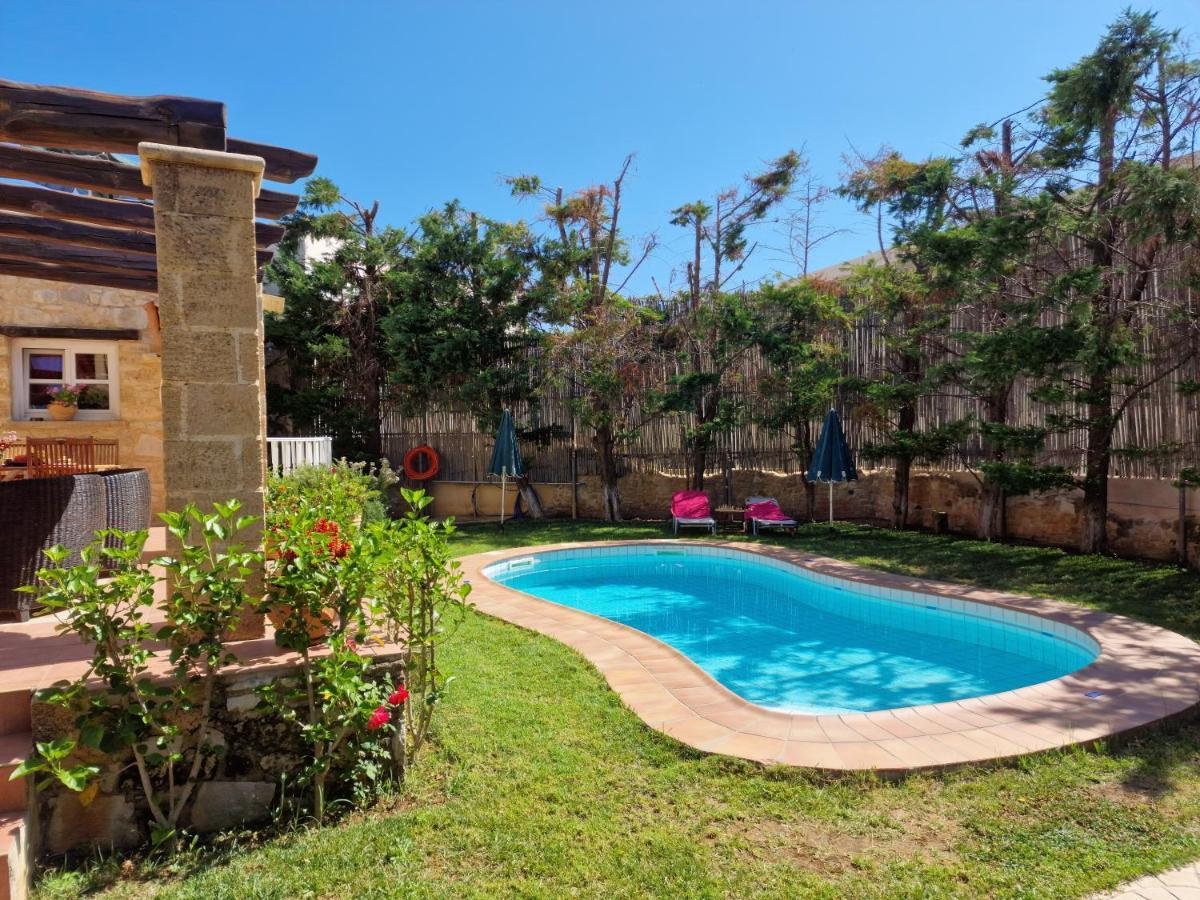 Rock House'S Villa Melody Platanias  Bagian luar foto